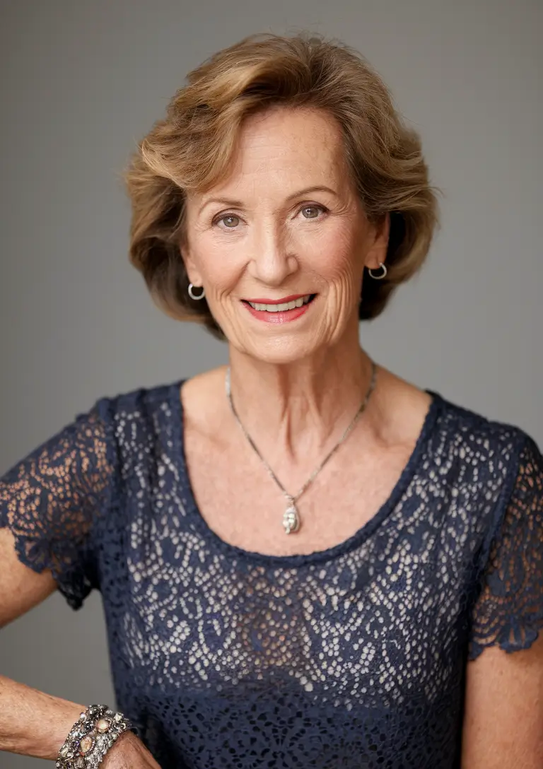 Fall haircuts for women over 60 Soft Shag with Honeyed Volume