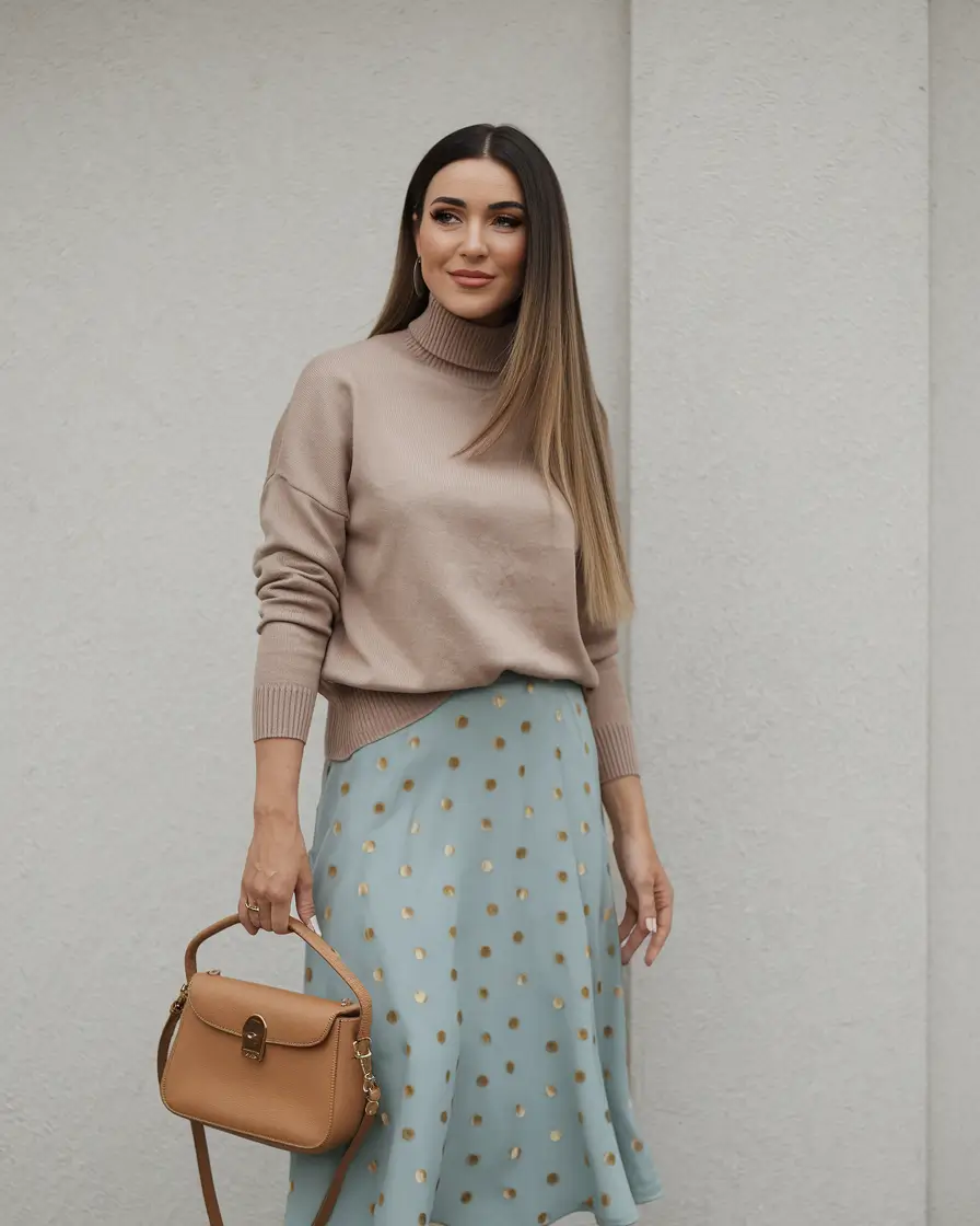 layering for fall outfits ideas 2025 Muted Elegance with a Hint of Whimsy