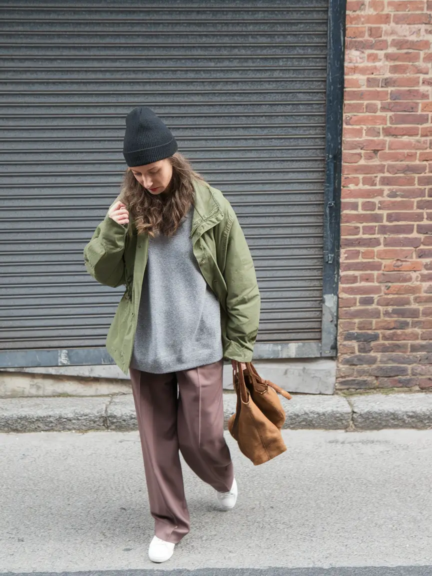 layering for fall outfits ideas 2025 Muted Tones and Effortless Cool