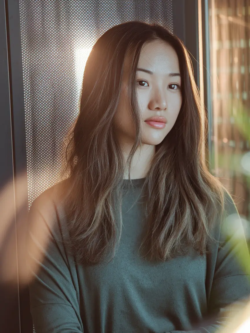 fall haircuts long hair+Effortless Texture with Natural Layers