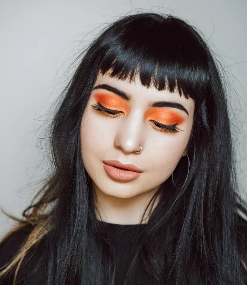 fall hairstyle for medium hair Rocker Fringe and Jet Black Attitude