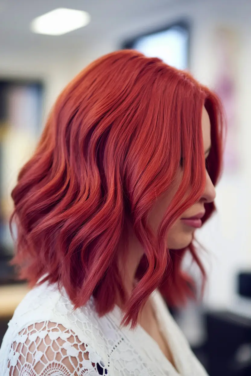fall red hair color autumn vibrant