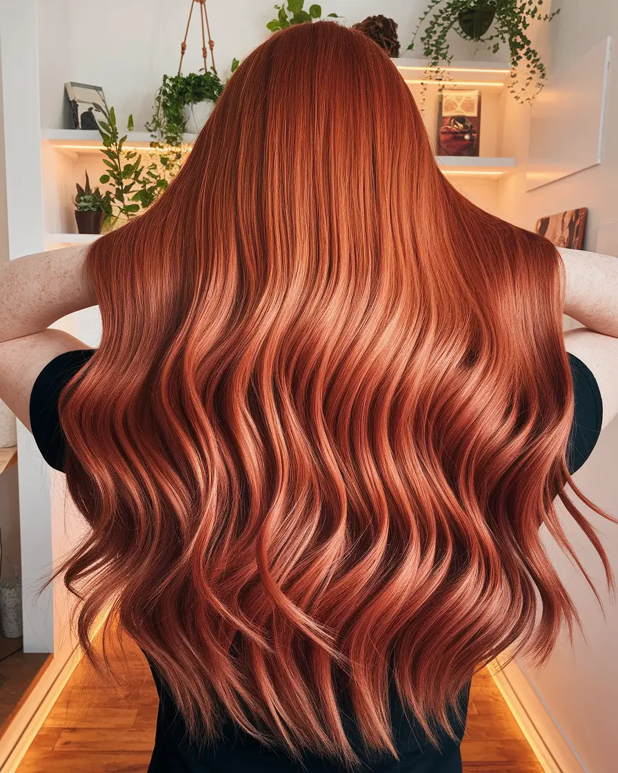 fall red hair color formulas Copper Flow Layers with Natural Depth