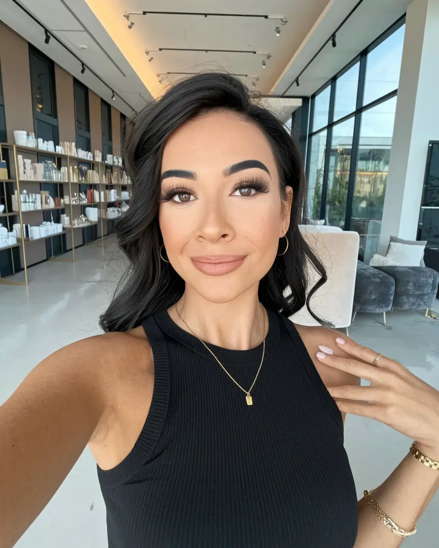 september hairstyles Side-Swept Soft Waves for the Everyday Glow-Up