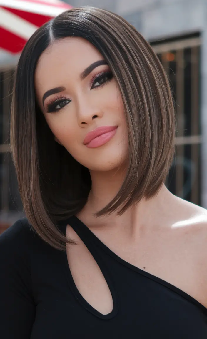 september haircut Asymmetrical Long Bob with Luxe Volume