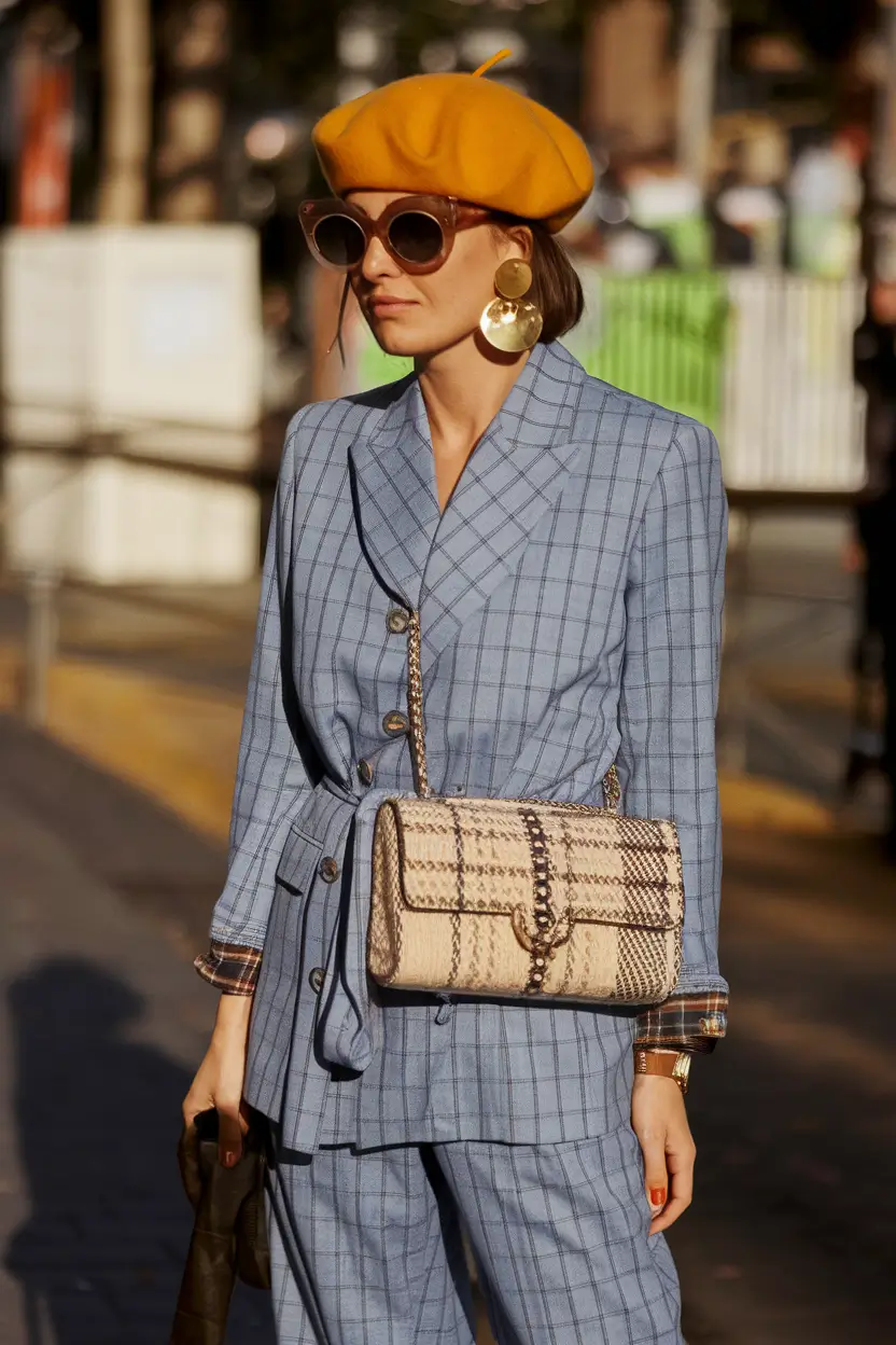 fall office outfits for women 2025 French-Inspired Structure With a Twist of Sunshine