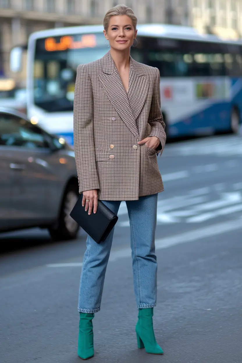 office ready fall outfits for women 2025 Smart & Structured With a Pop of Color