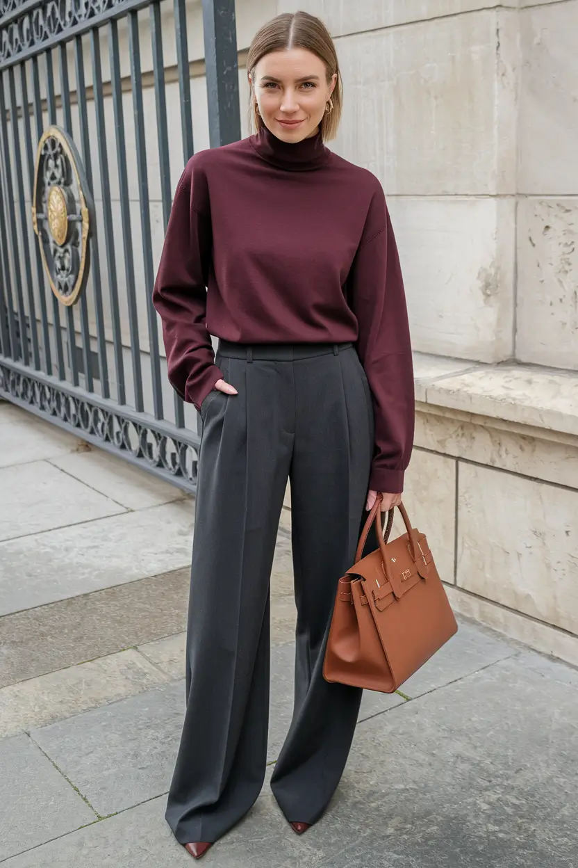 fall office outfits for women 2025 Structured Simplicity That Speaks Volumes