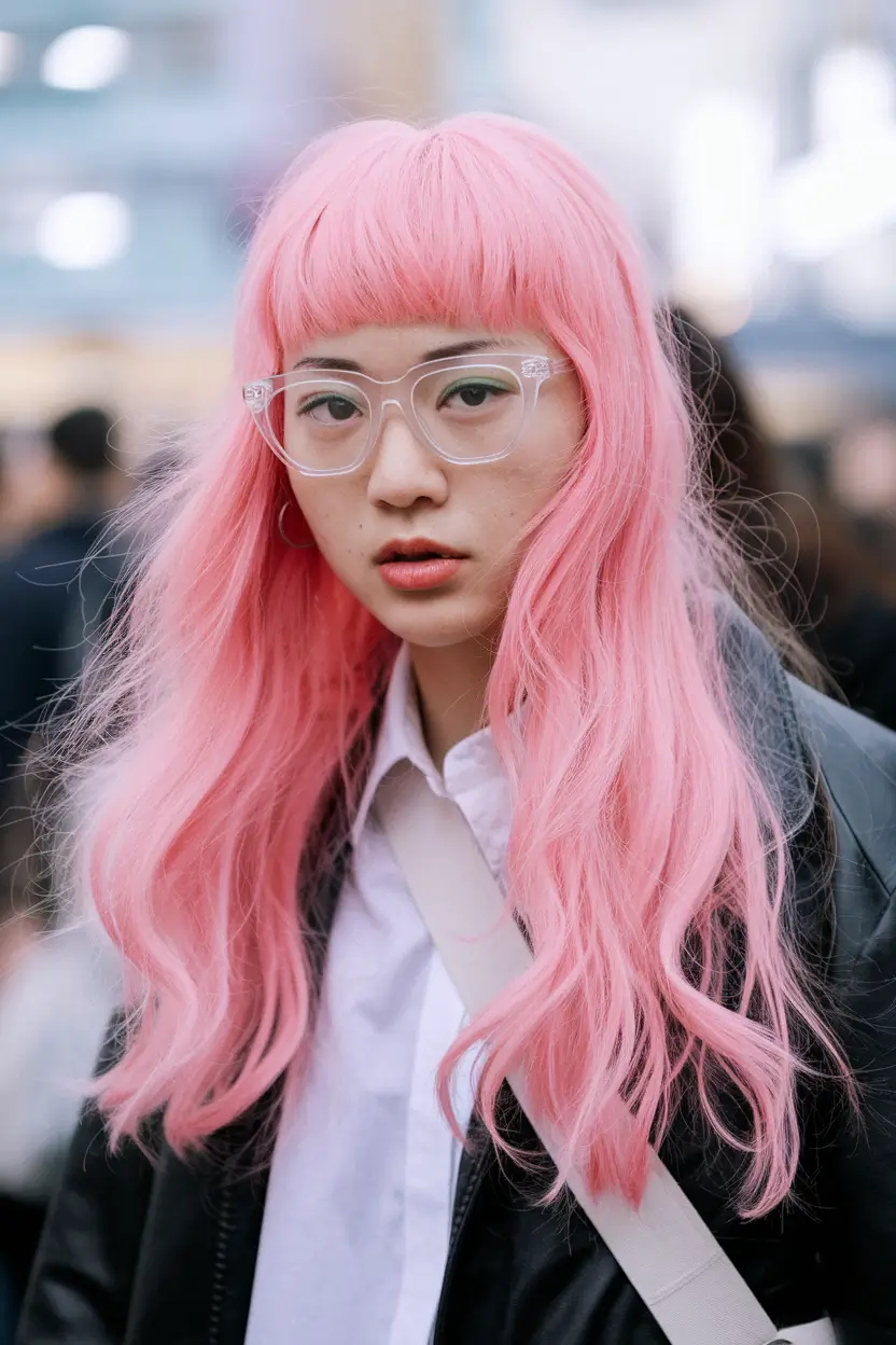 fun fall hair colors for blondes Bubblegum Pink for Soft Girl Autumn