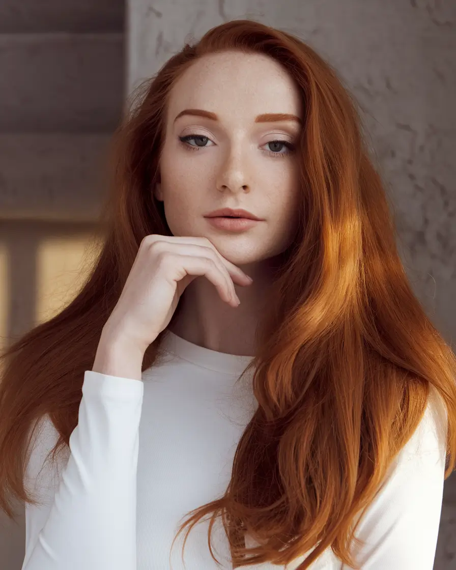 Soft Autumn Haircuts for 2025 Sleek Cinnamon Auburn with Natural Flow