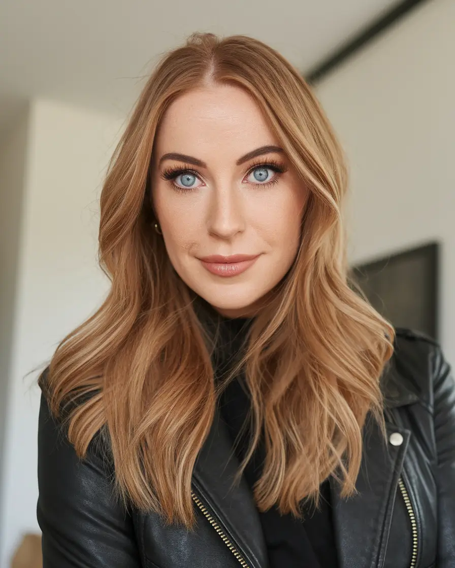 caramel autumn hair colors Toffee Caramel with Natural Volume