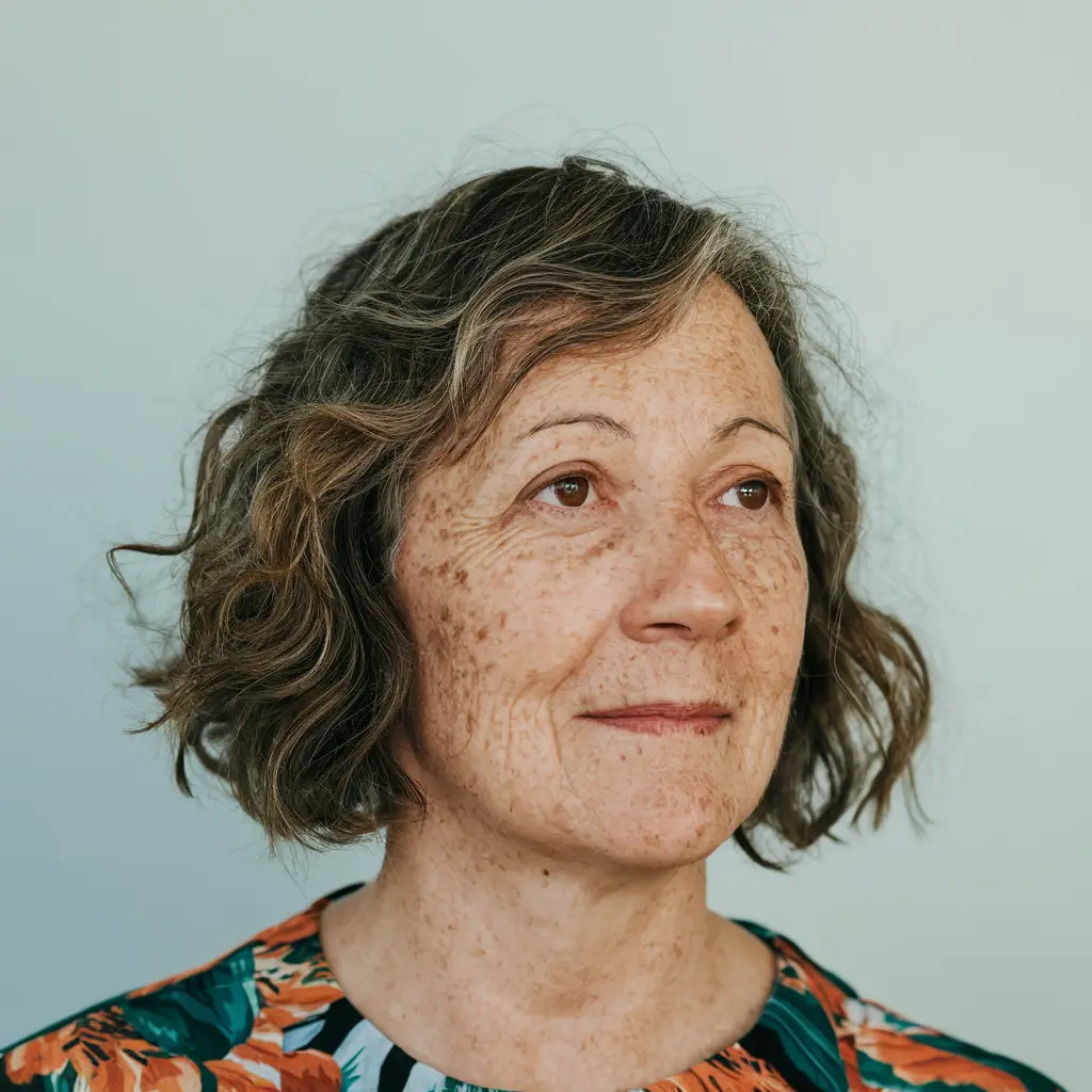 Fall haircuts for women over 50 Soft Natural Waves for an Effortlessly Elegant Look