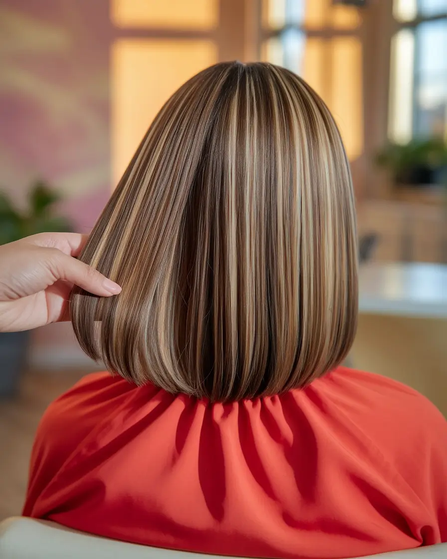fall-brunette-hair-color-balayage-short-highlights