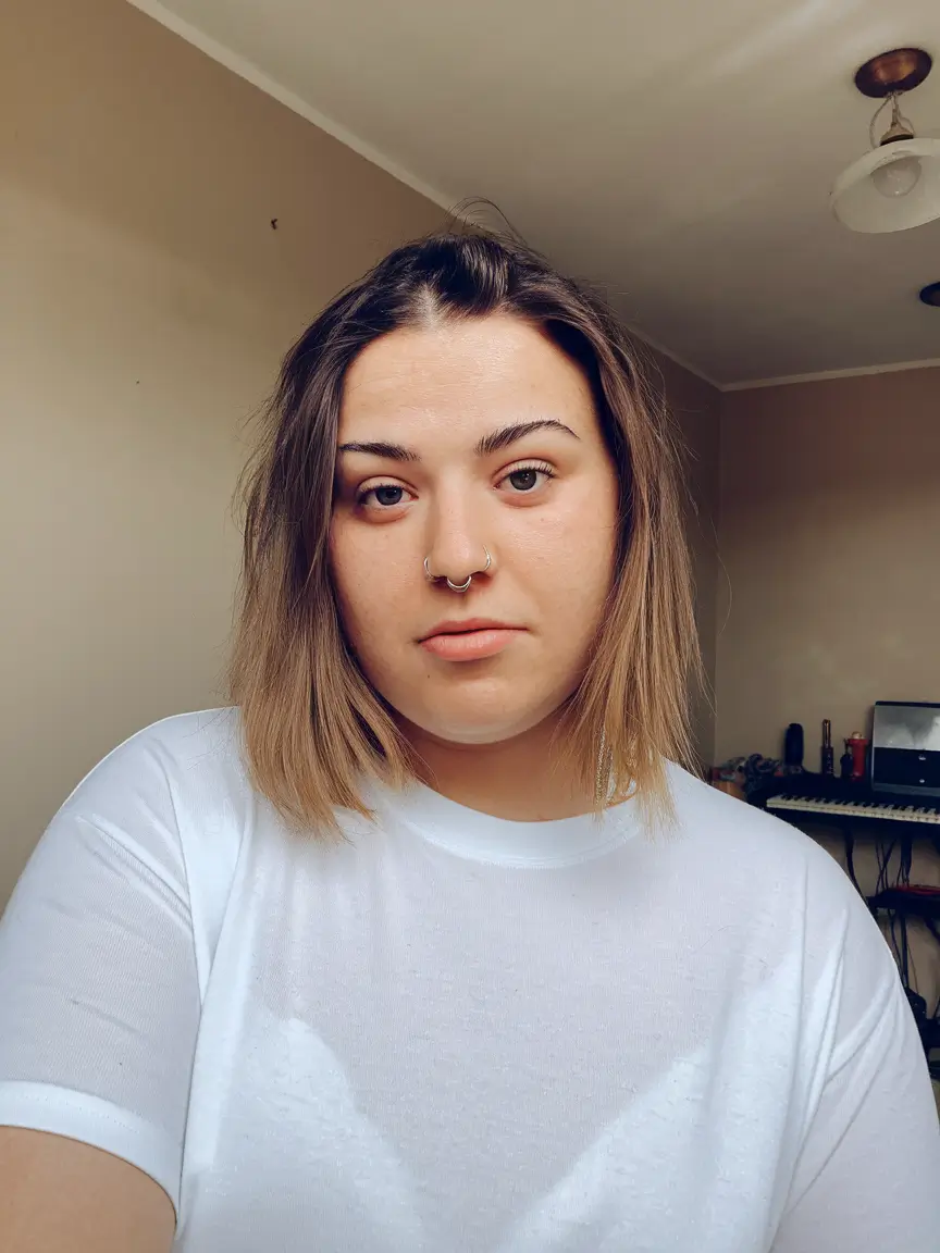 fall haircuts chubby face Natural Bob with Low-Volume Finish