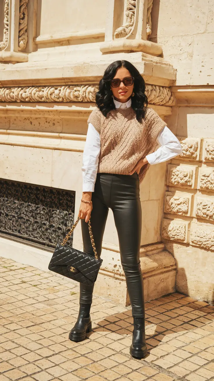 casual street styles+Fall’s Parisian Power Look