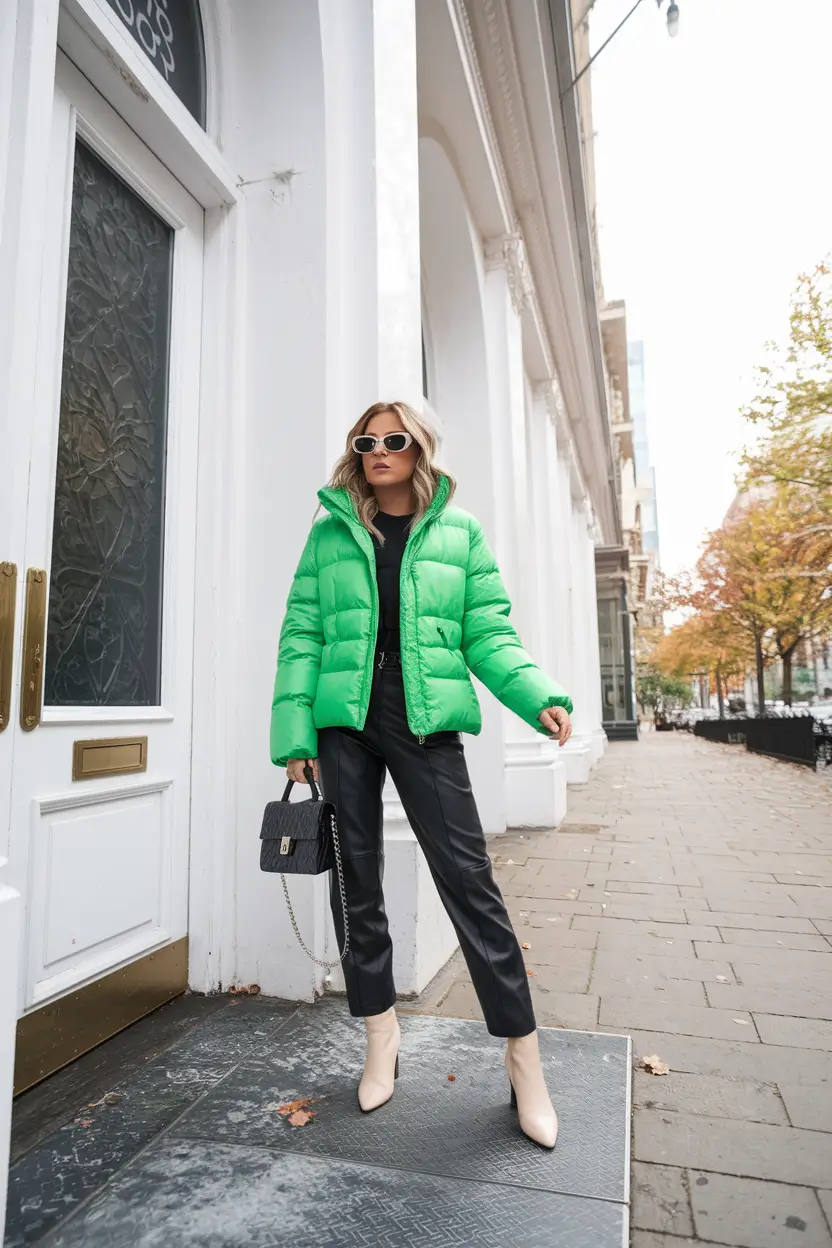 trendy fall outfits 2025+Color Pop and City Cool