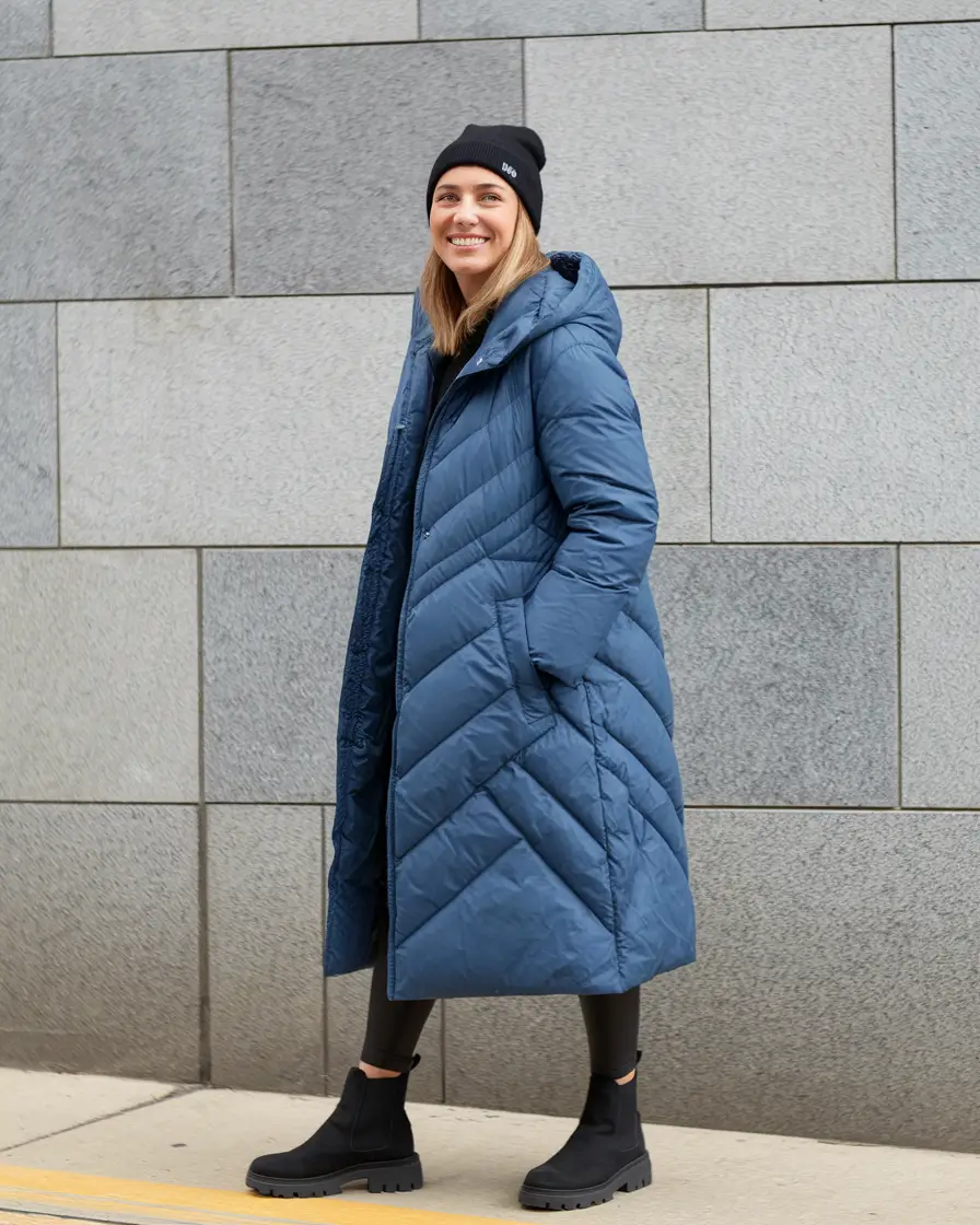 warm fall outfits ideas 2025 Sporty Puffer with a Side of Street Cool