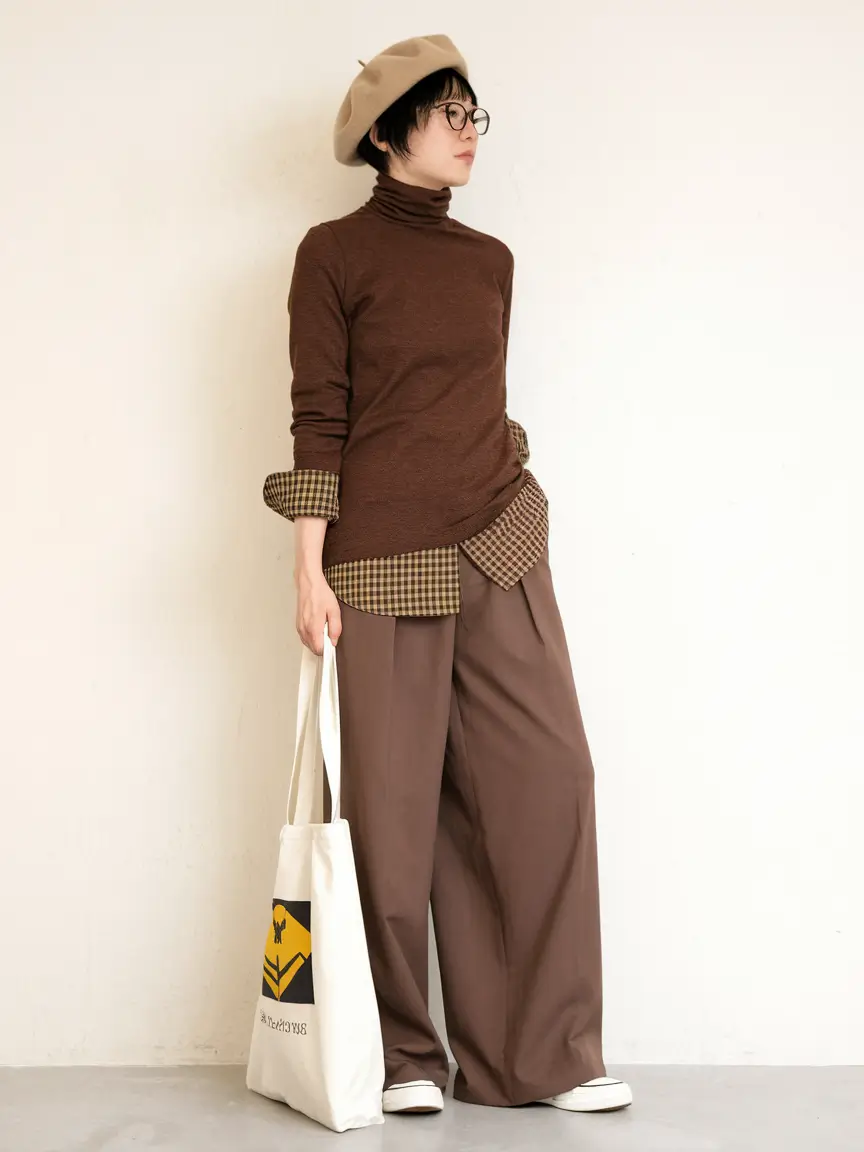 warm fall outfits ideas 2025 Intellectual Layers with Retro-Tokyo Charm
