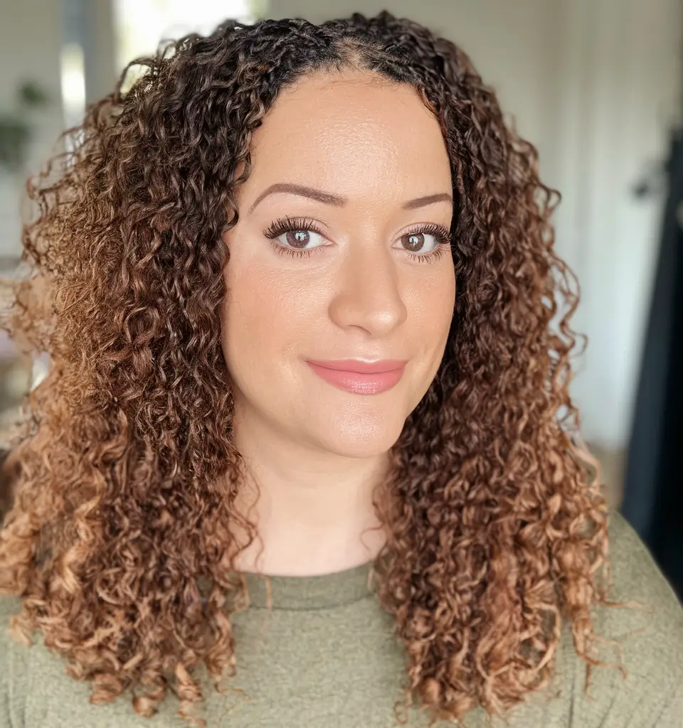Best Fall Hair Colors Trends 2025 for Cool Skin – Cool Cocoa Curly Balayage
