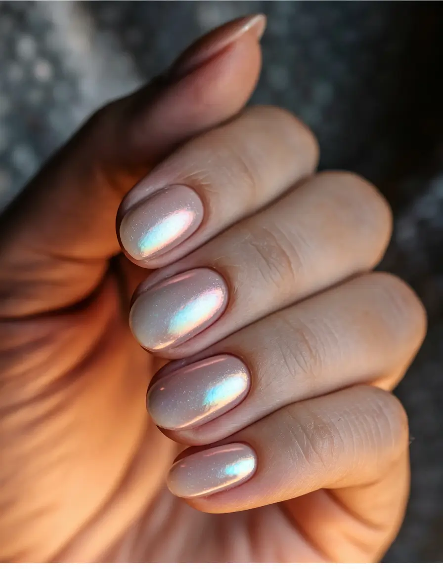 fall gel nails ideas natural nails+Rose Quartz Glow