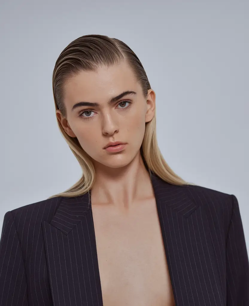cute fall hairstyles straight hair Sleek Straight Statement