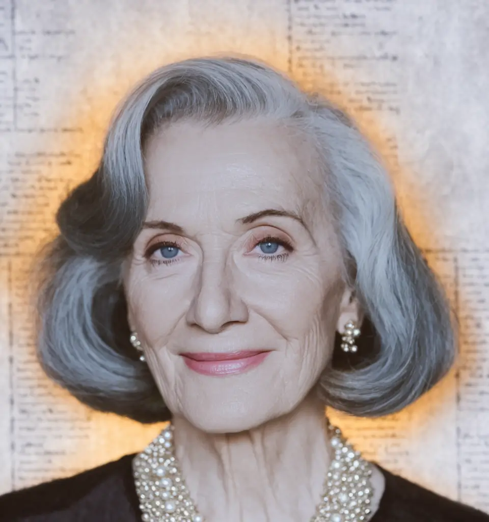 Elegant Fall hairstyles for Women Over 60 in 2025 – Polished Pageboy Bob with Tucked-Under Ends