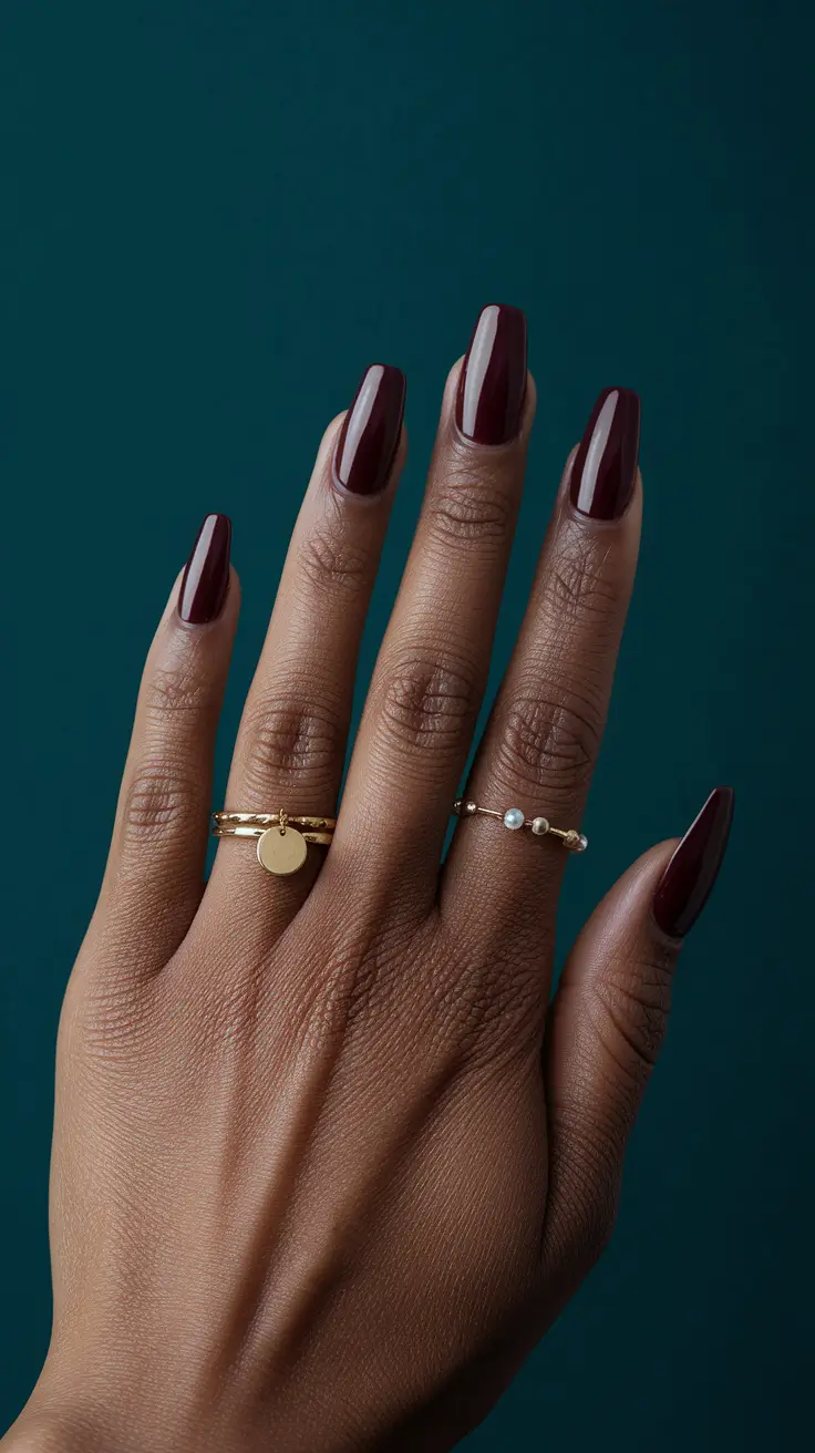 fall nail colors for brown skin square Chocolate Cabernet Power Move