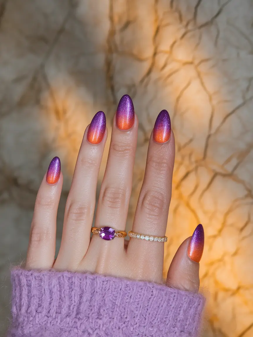 fall nail colors fair skin Sunset Sorcery: Twilight with a Twist