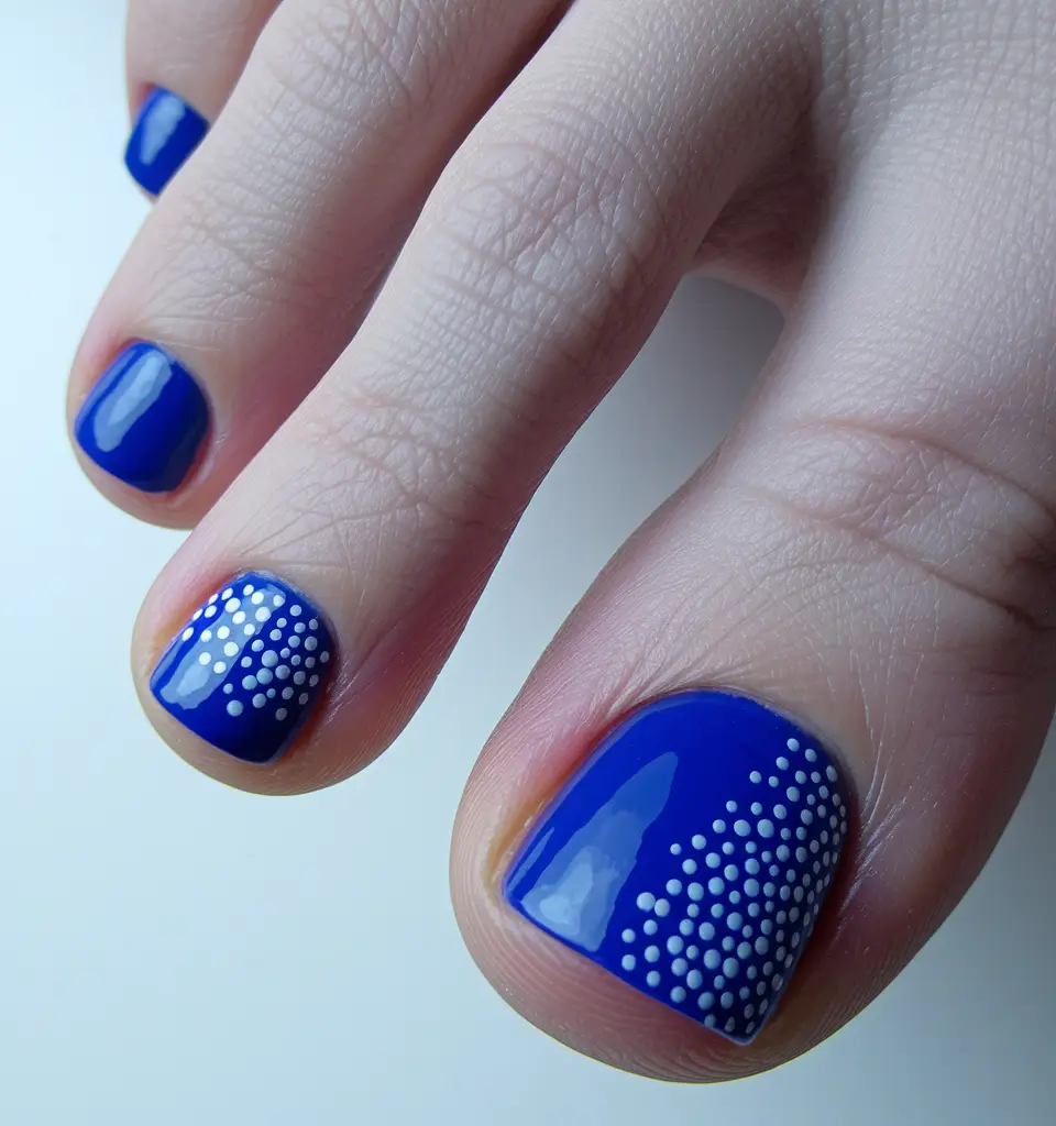 color ideas Cobalt Pop with Dot Fade