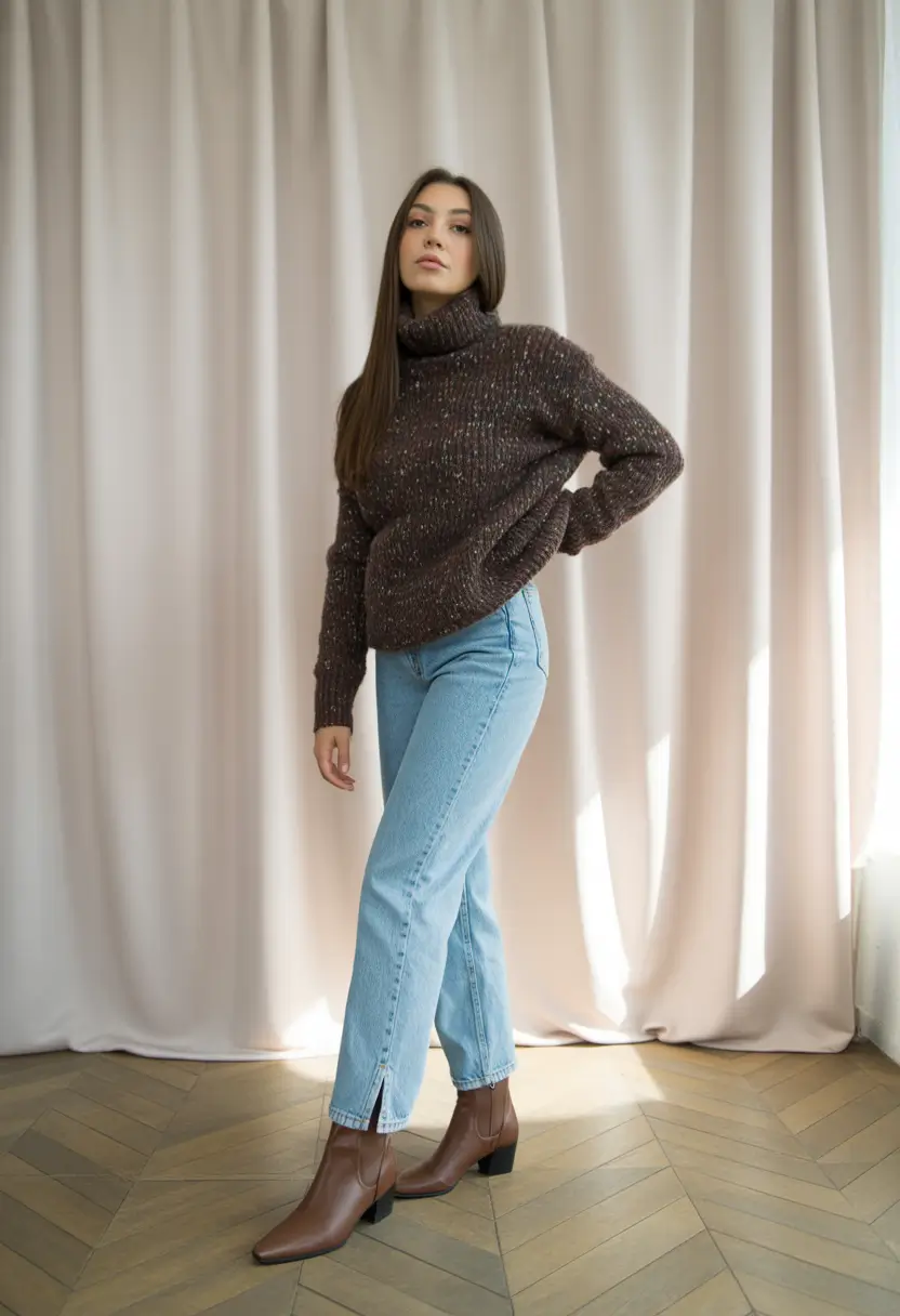 october-outfits-casual-chocolate-and-denim