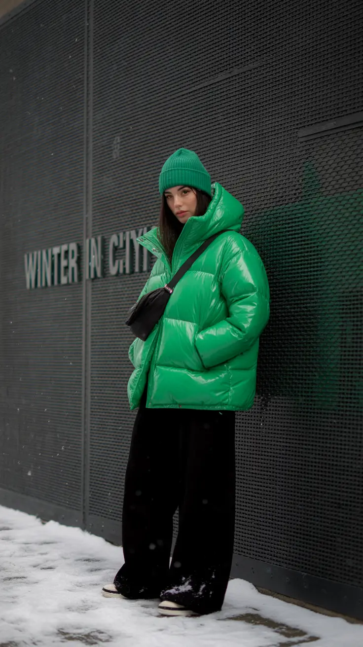 cozy winter outfits cold Urban Green Minimalism