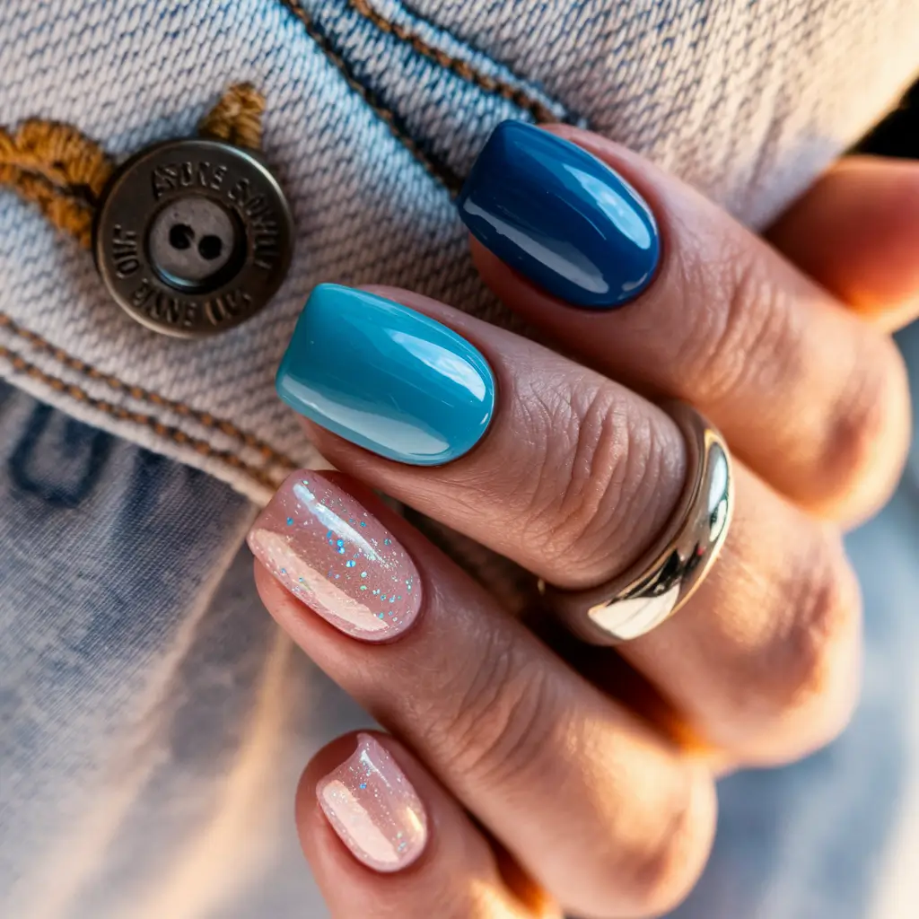Fall 2025 Colors for Nails - Shades of Denim Blue