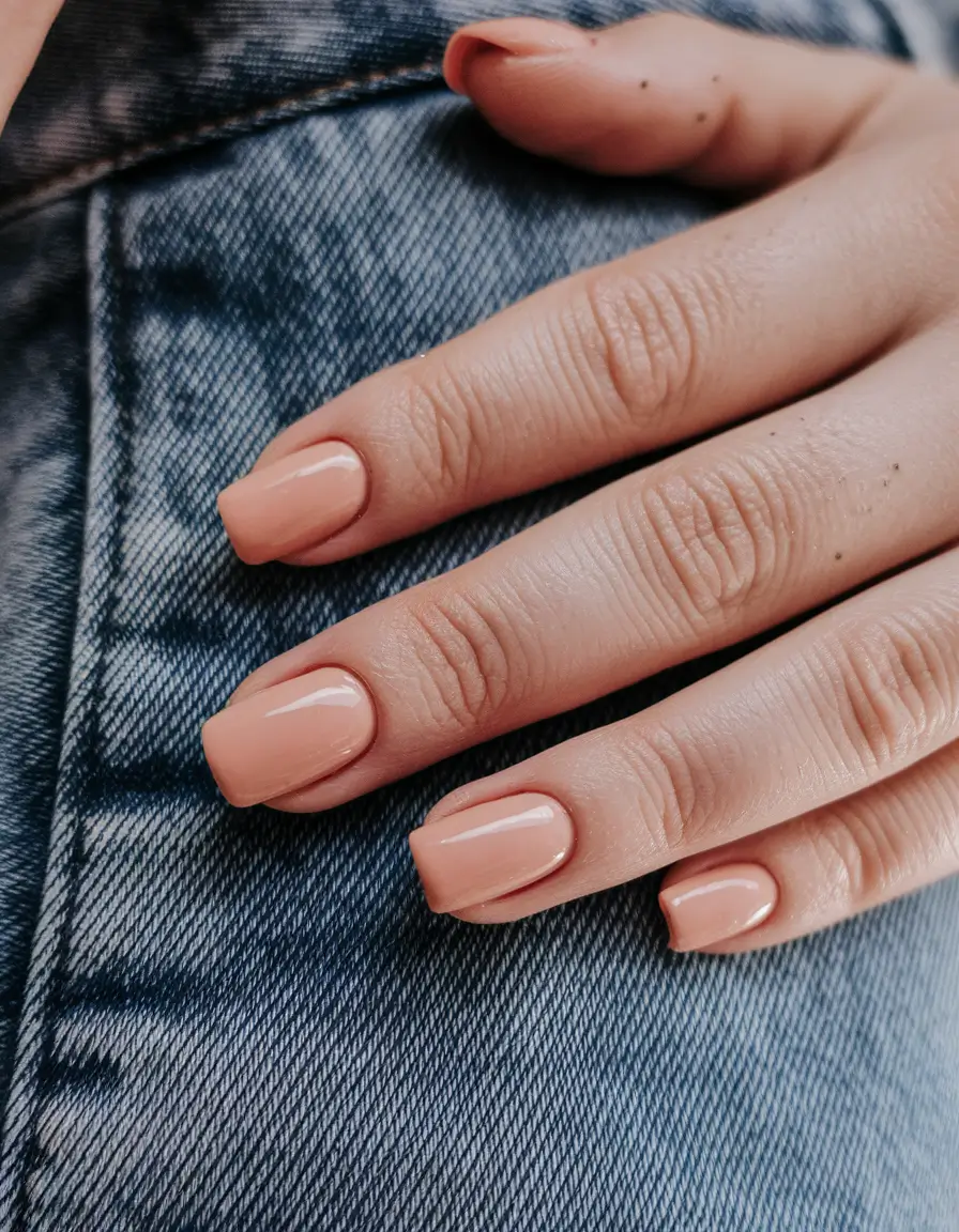 Fall 2025 Colors for Nails - Soft Caramel Neutral