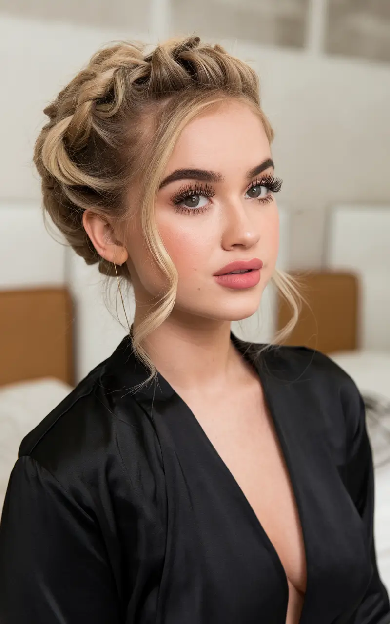 haircut trends fall winter 2026 Elegant Braided Updo
