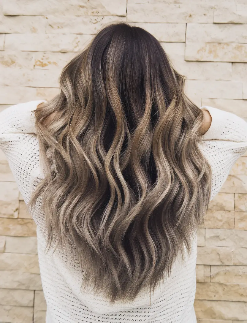 fall winter 2026 haircut Dimensional Balayage with Long Layers