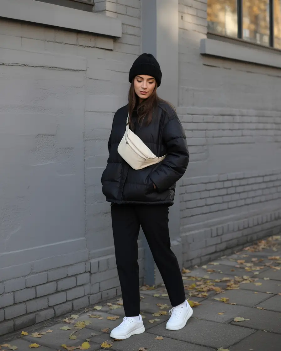fall winter outfits 2025 Puffer Coat Coolness