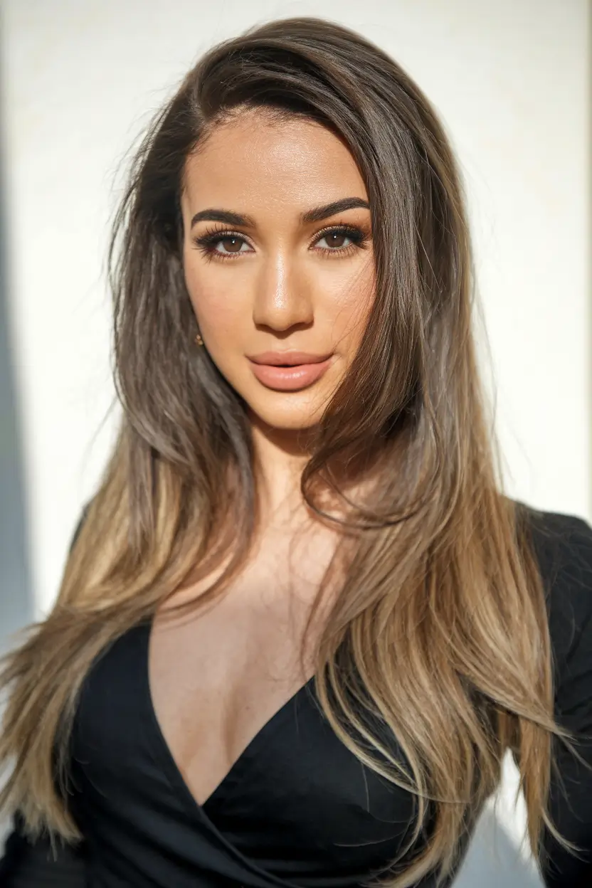 fall-hairstyles-and-colors-bronzed-brunette