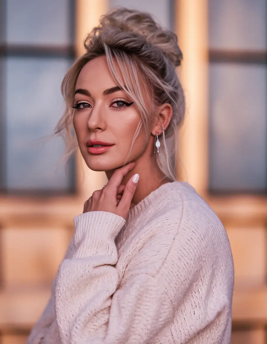 fall-hairstyles-and-colors-romantic-updo