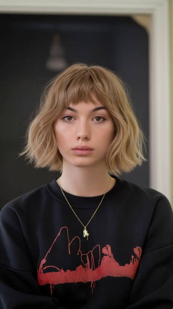 fall-hairstyles-and-colors-textured-bob-fringe