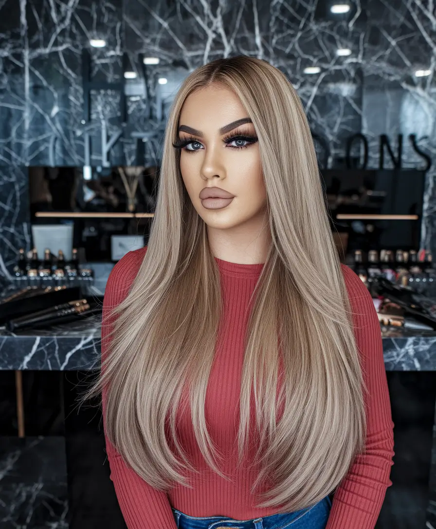 fall-hairstyles-and-colors-sleek-ash-blonde