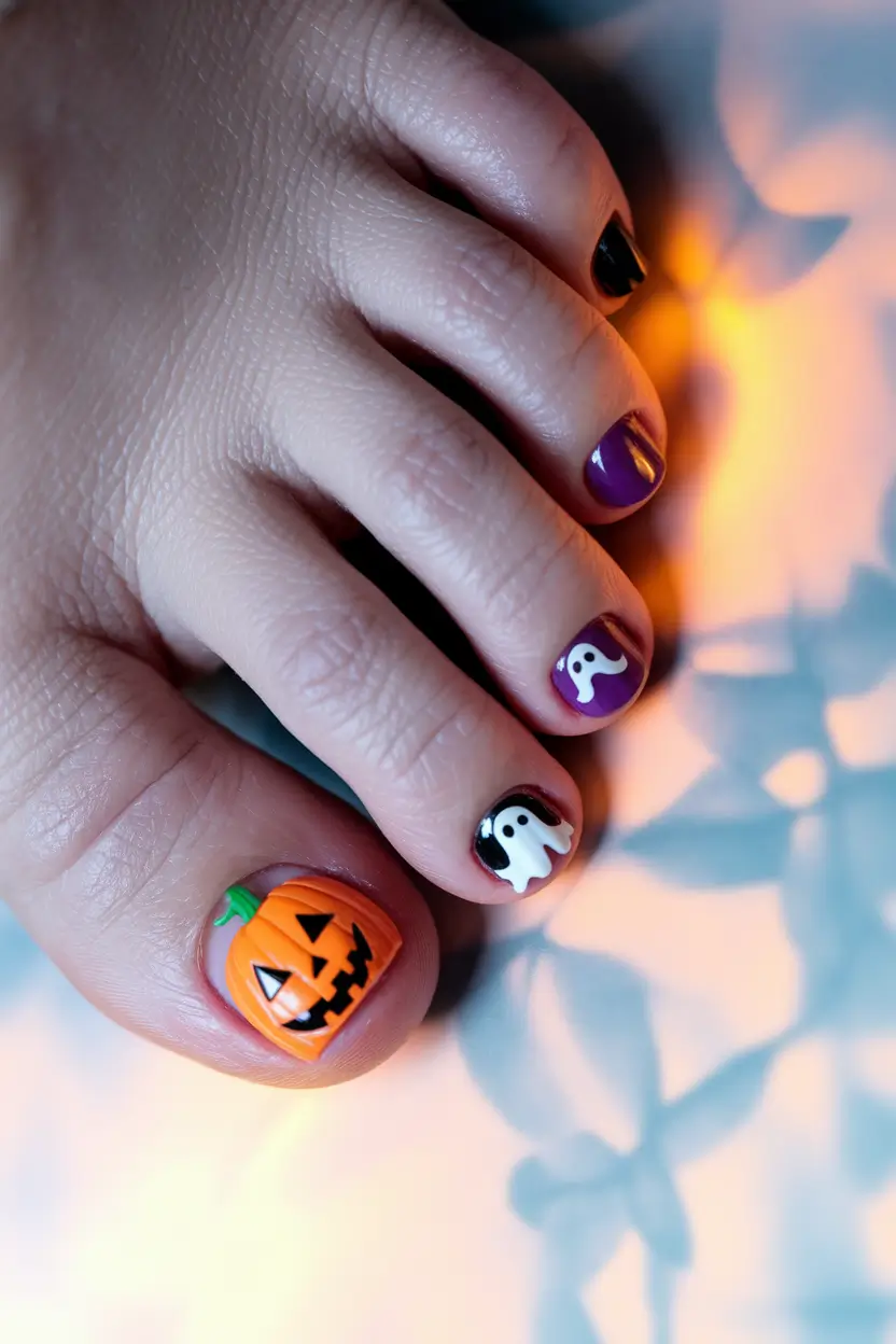 october toe nails halloween Halloween Party Toes
