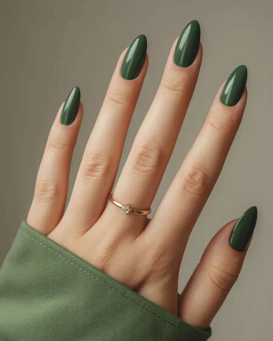 fall/winter nails color Evergreen Simplicity