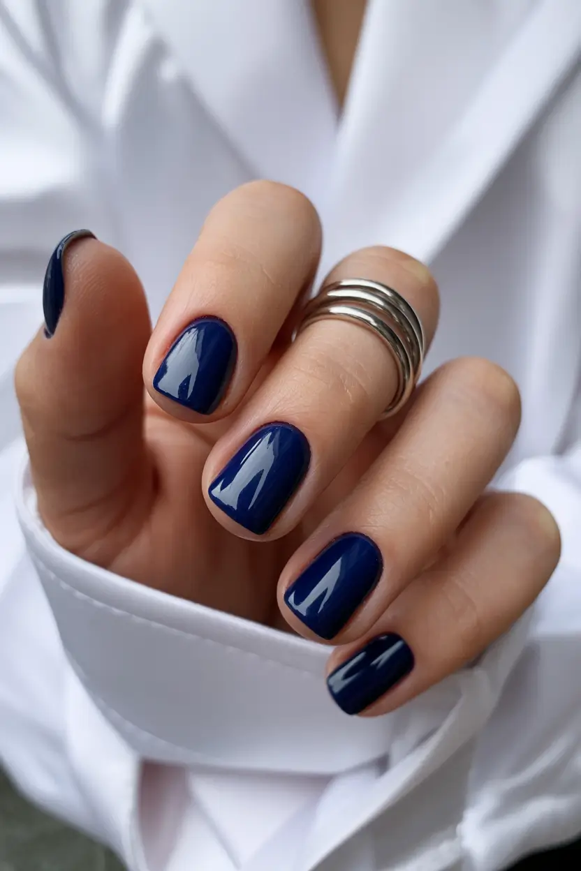 fall/winter nails color Midnight Chic
