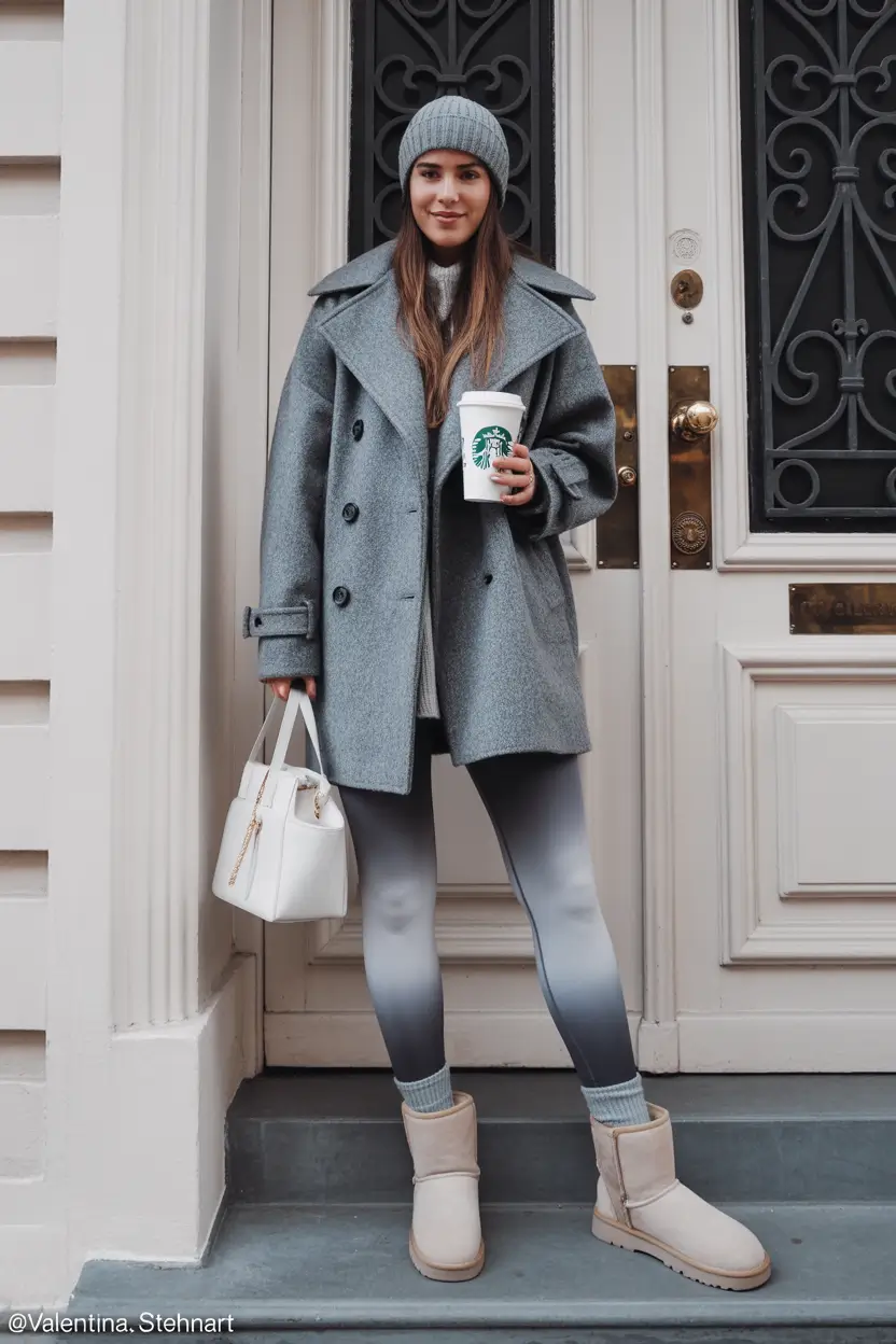 uggs outfit winter Cozy Layers with a Polished Edge