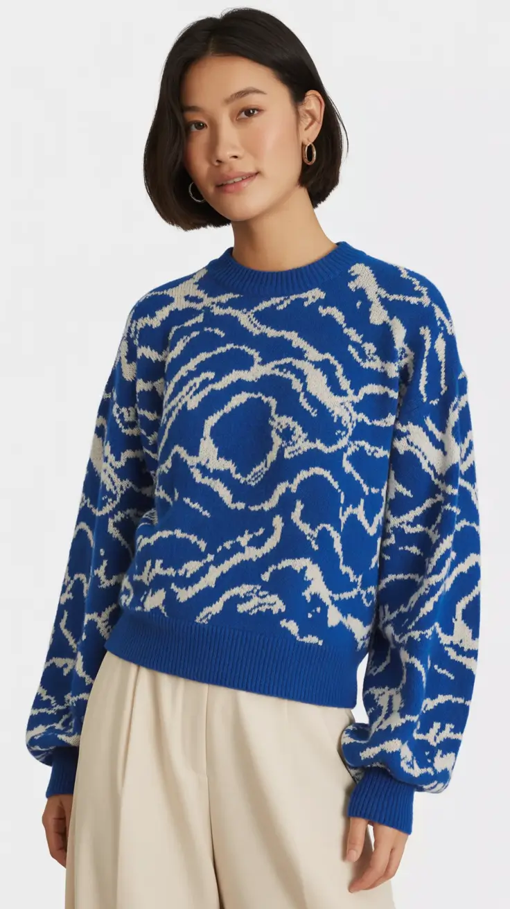 winter outfit inspo 2026 aesthetic Vibrant Knit Energy