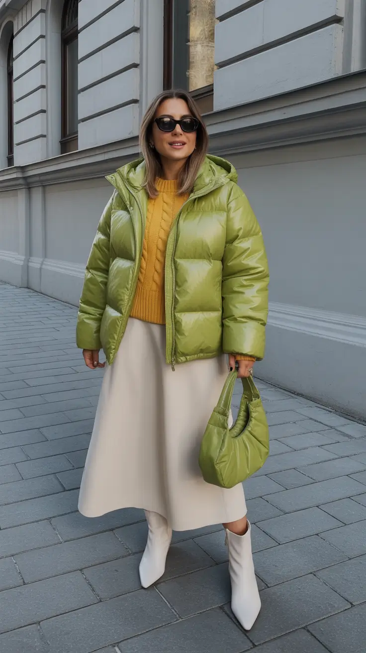 winter outfit inspo 2026 aesthetic Fresh Citrus Pop