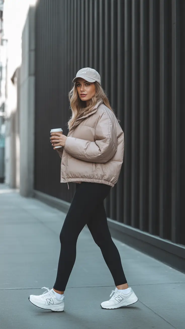 Winter 2025 2026 Sporty Neutrals with Leggings