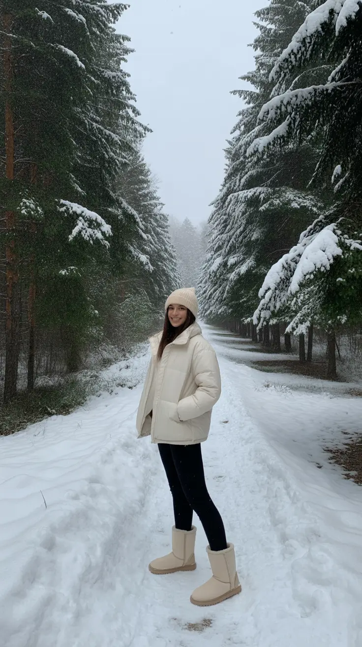 Winter 2025 2026 Snowy Walk Cozy Whites