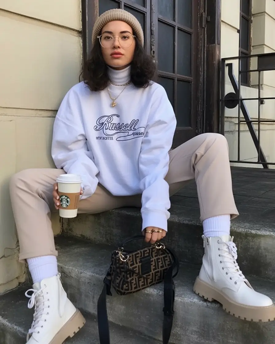 winter outfits aesthetic Sporty Retro Vibes