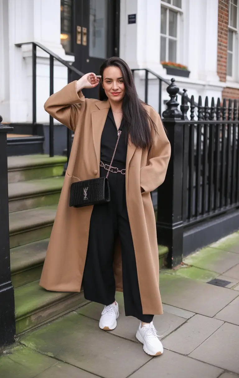 winter outfits aesthetic Timeless Camel Coat Elegance